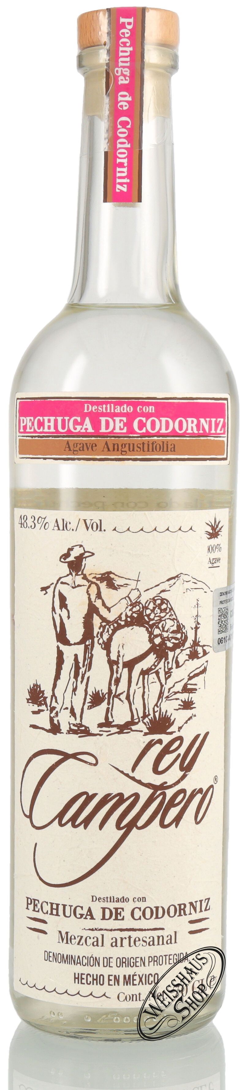 Rey Campero Mezcal Pechuga 48,3% vol. 0,70l