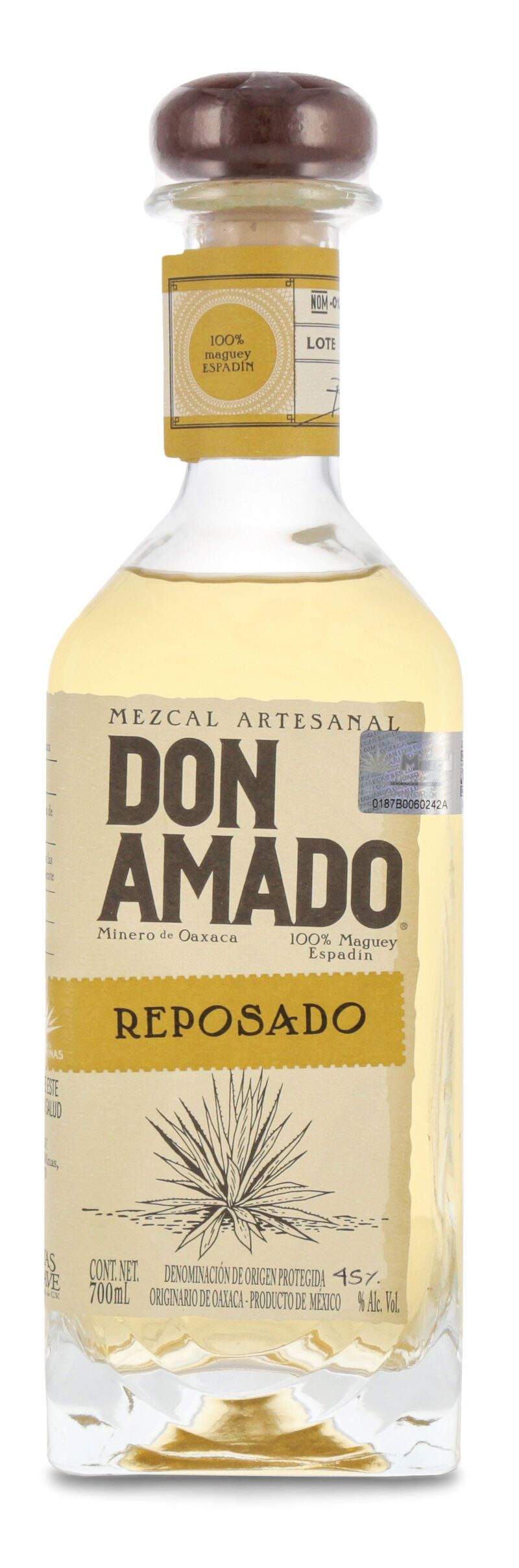 Don Amado Mezcal Reposado 45% vol. 0,70l
