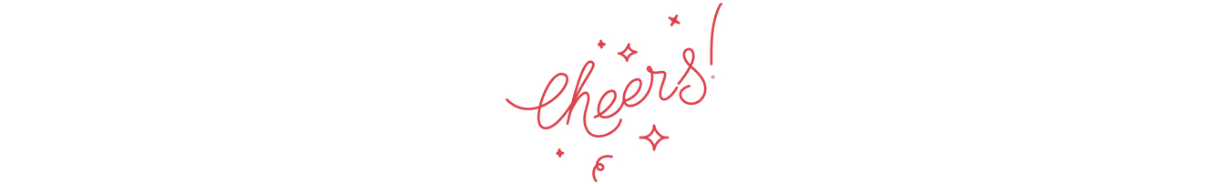 Scritta Cheers
