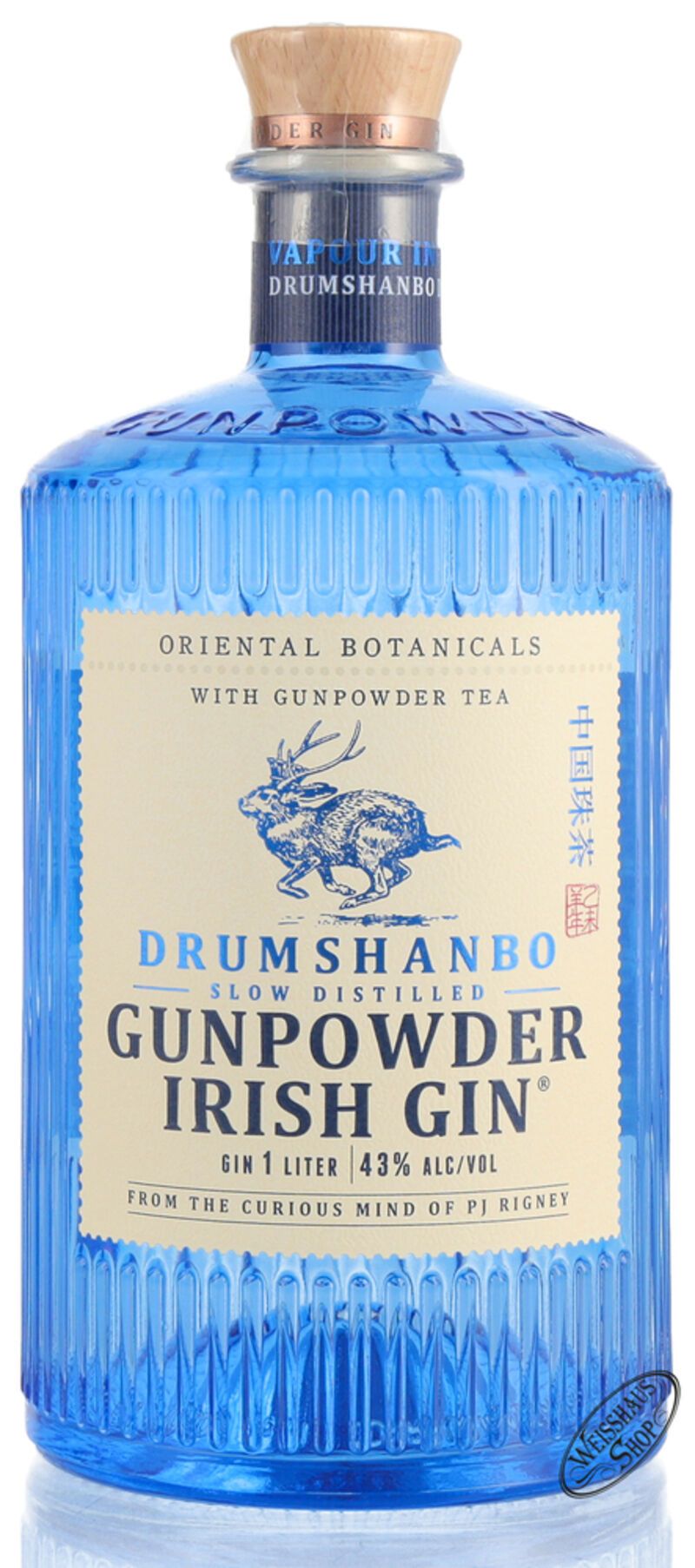 Drumshanbo Gunpowder Irish Gin 43% vol. 1,0l Drumshanbo Gunpowder Irish Gin 43% vol. 1,0l