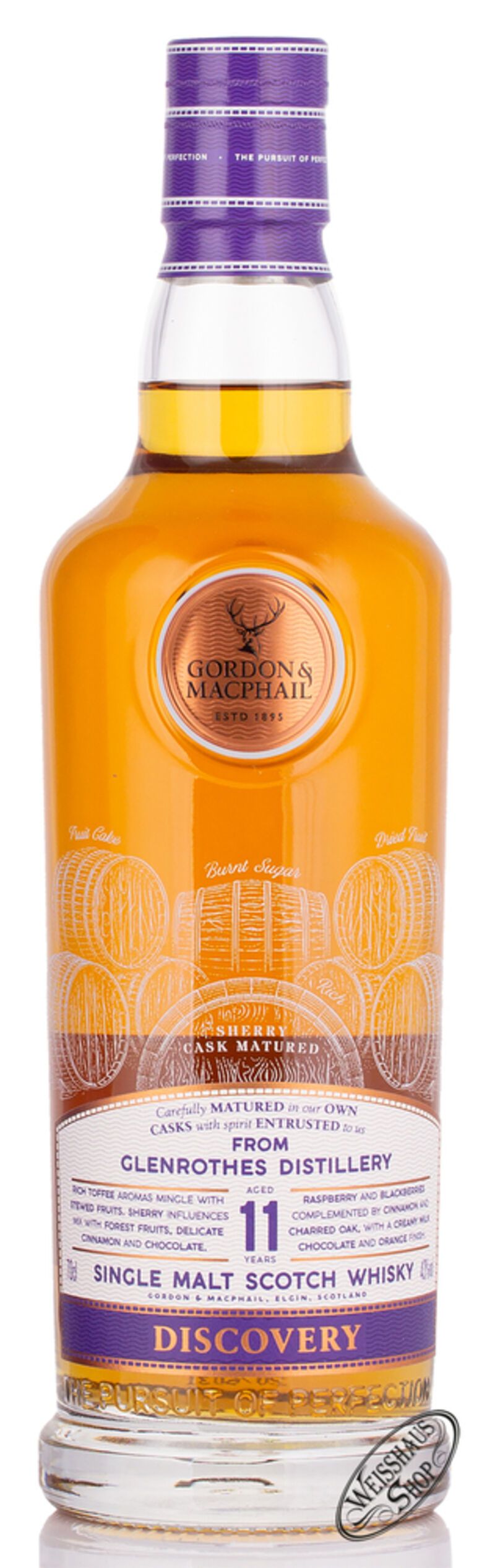 Glenrothes 11 YO G&M Discovery Whisky 43% vol. 0,70l