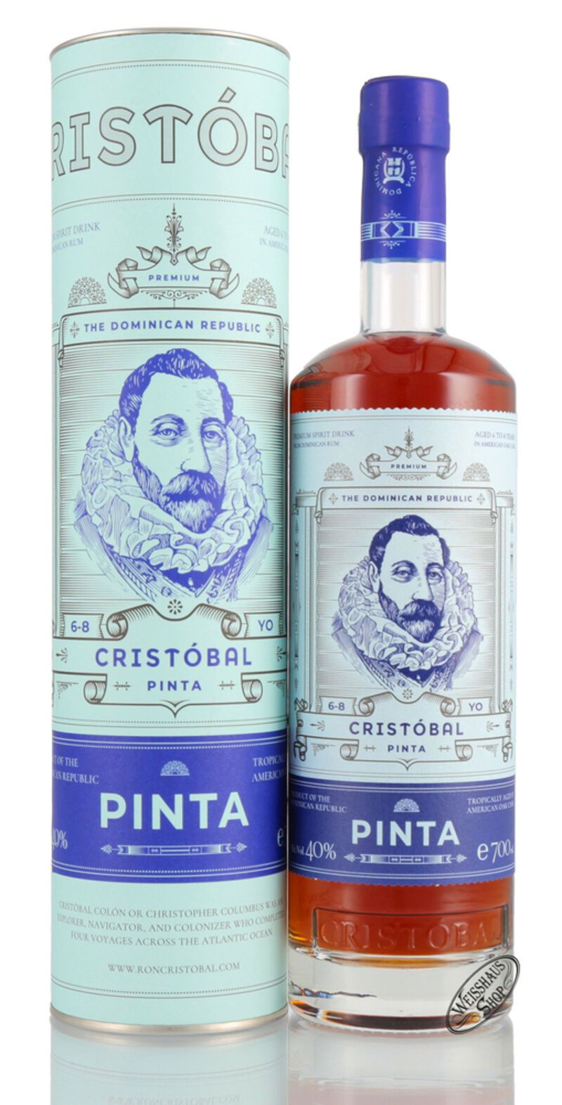 Ron Cristóbal Pinta 40% vol. 0,70l