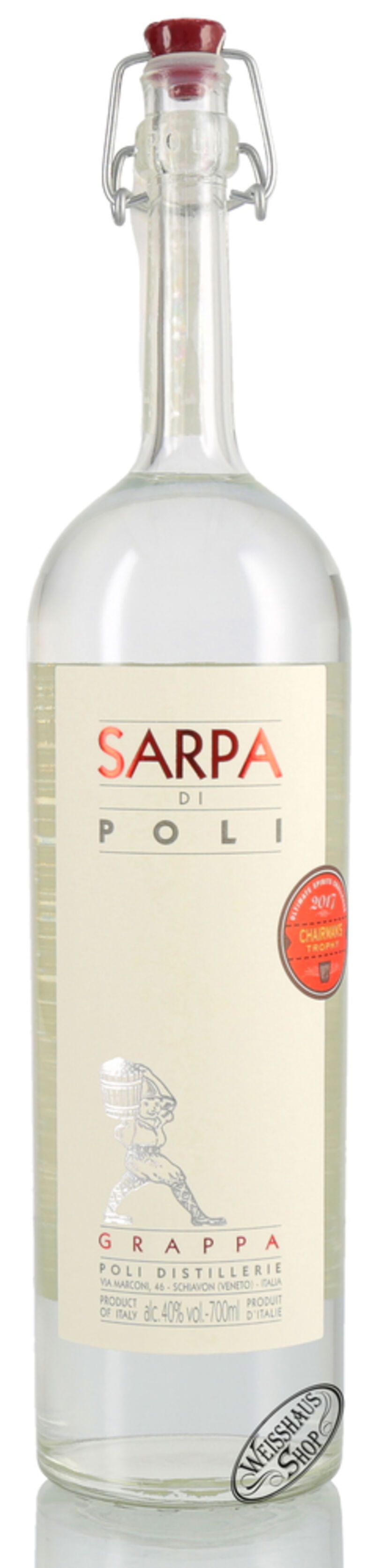Poli Grappa Sarpa di Poli in Tubo 40% vol. 0,70l