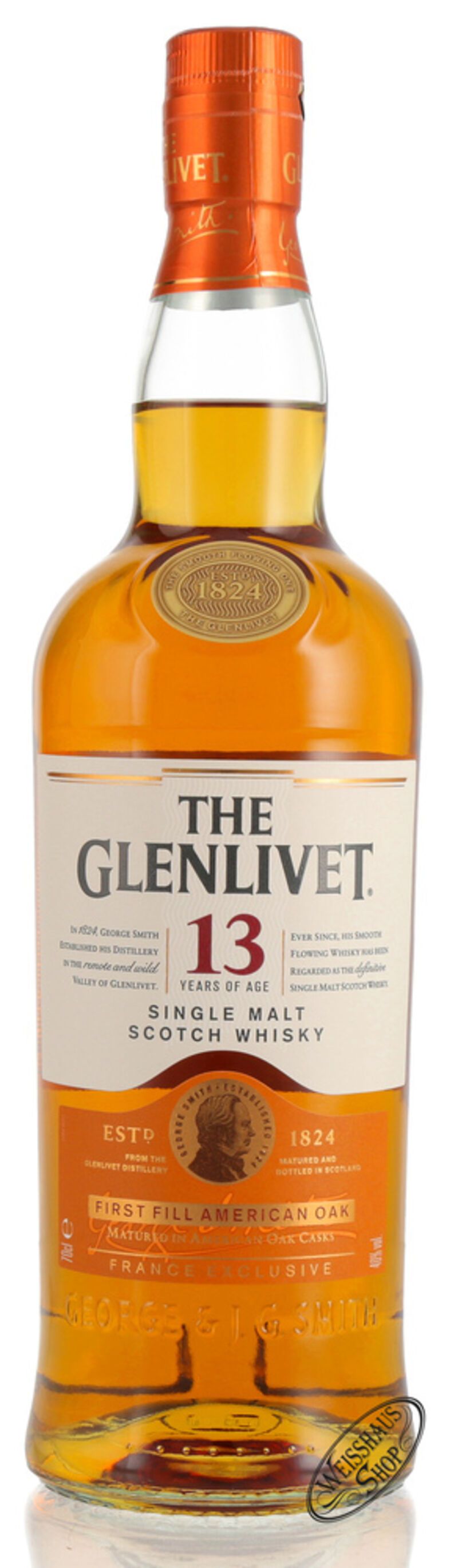 The Glenlivet 13 YO First Fill American Oak Whisky 40% vol. 0,70l