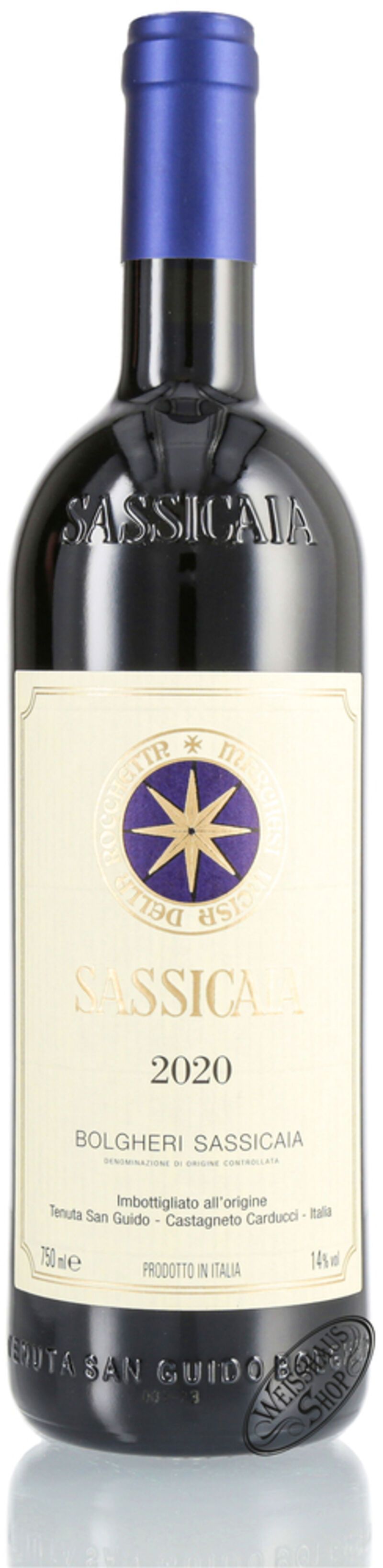 Sassicaia Bolgheri D.O.C. 2020 14% vol. 0,75l