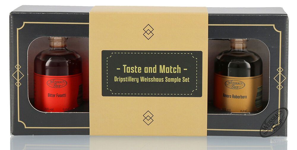 Taste and Match - Dripstillery 4 x 0,04l Weisshaus Sample Set