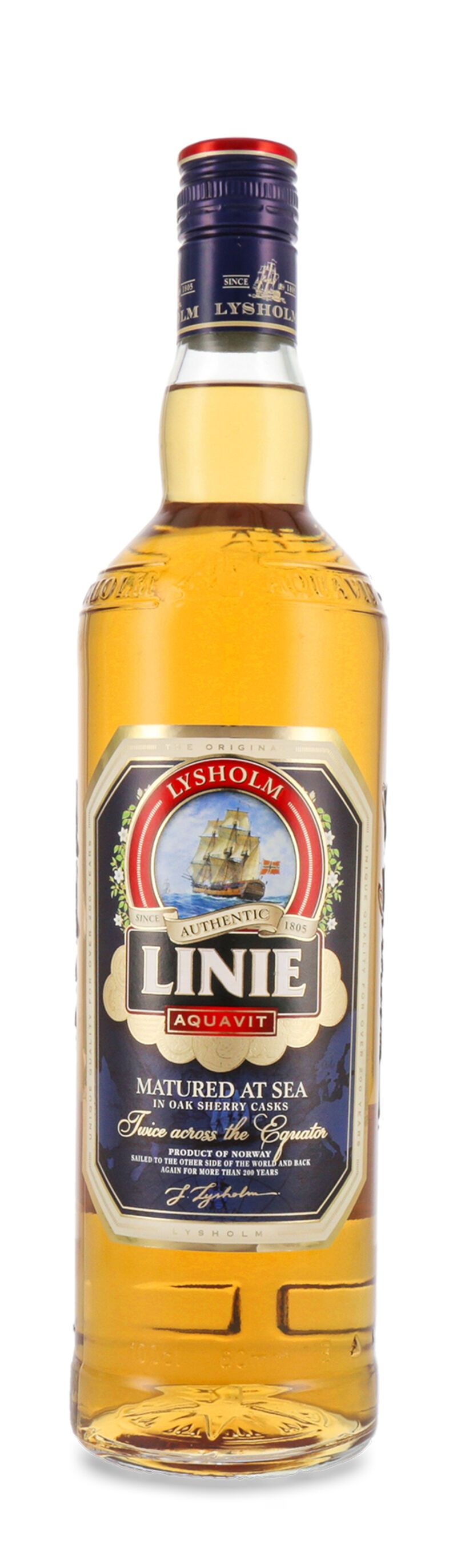 Linie Aquavit Lysholm Authentic 41,5% vol. 1,0l