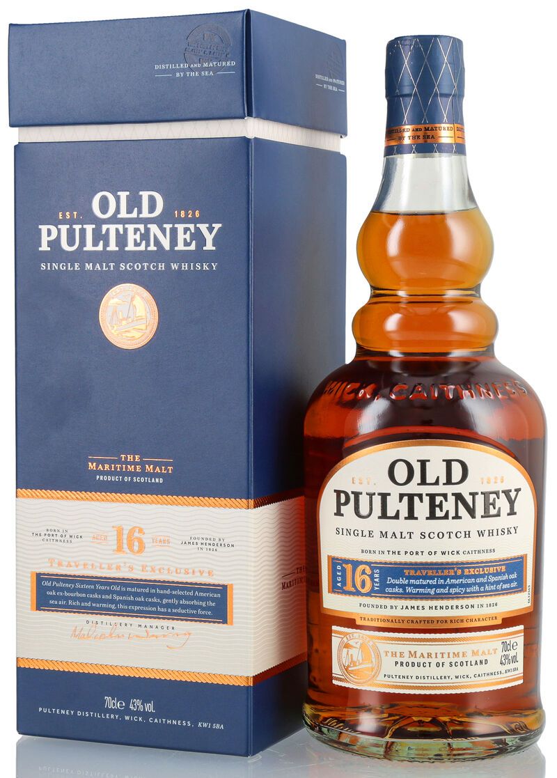 Old Pulteney 16 YO Whisky 43% vol. 0,70l