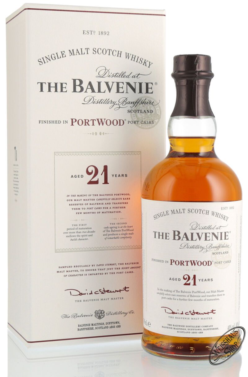 The Balvenie 21 YO Port Wood Whisky 40% vol. 0,70l