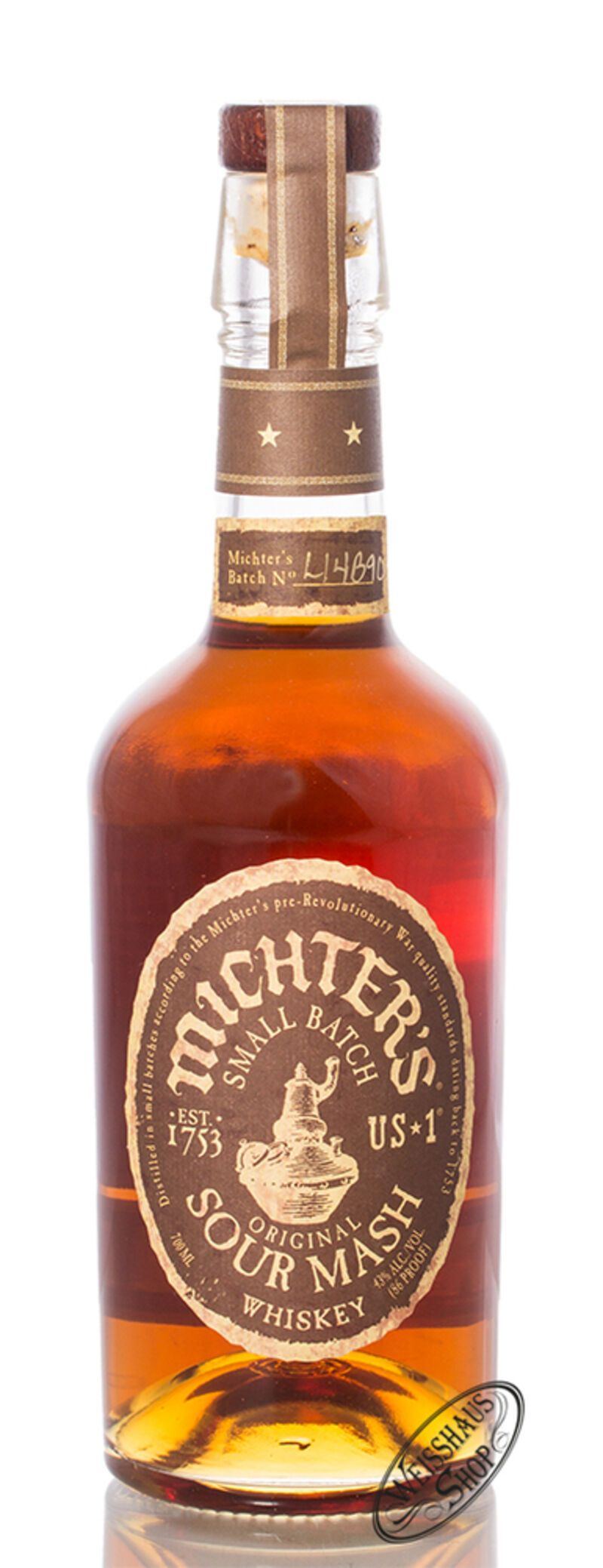 Michter's Sour Mash Whiskey US*1 Small Batch 43% vol. 0,70l