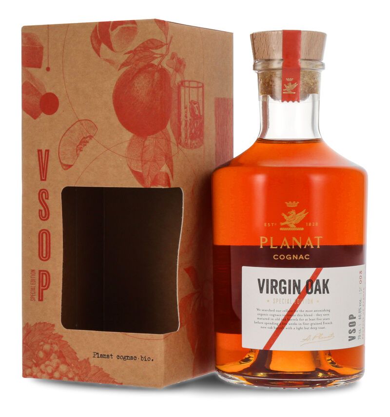 Planat Organic VSOP Virgin Oak Cognac 40% vol. 0,70l