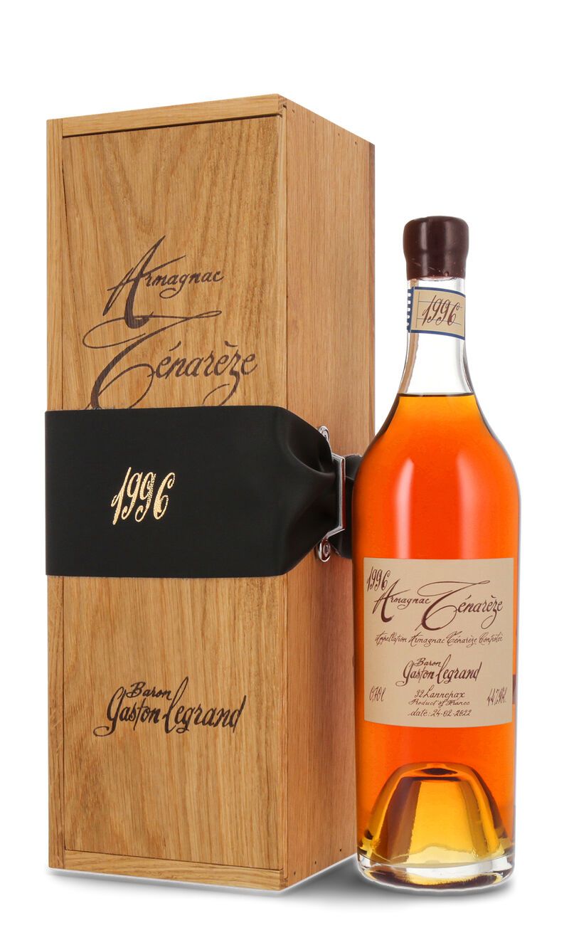 Lhéraud Tenareze Baron Gaston Legrand 1996 Armagnac 44% vol. 0,70l