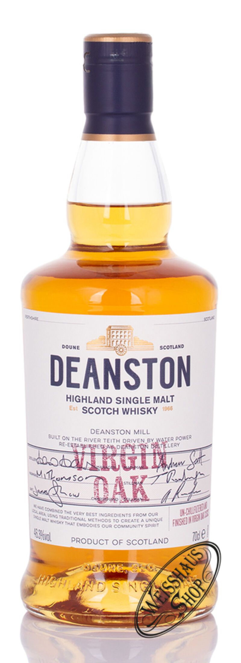 Deanston Virgin Oak Whisky 46,3% vol. 0,70l