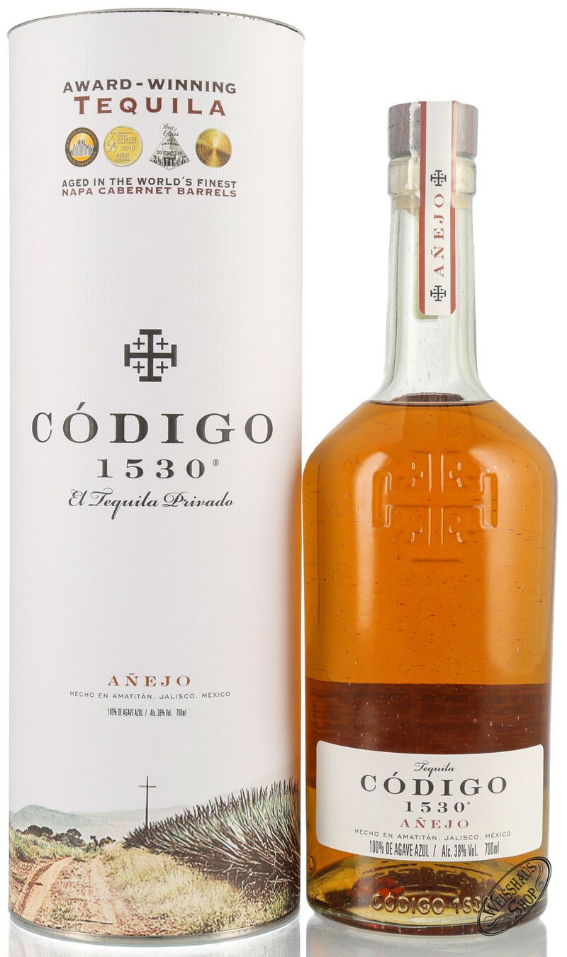 Codigo Tequila Anejo 38% vol. 0,70l