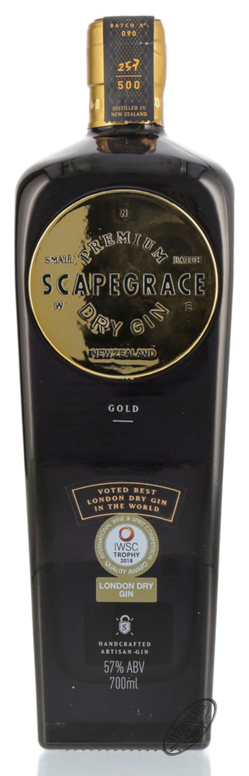 Scapegrace New Zealand Gold Gin 57% vol. 0,70l