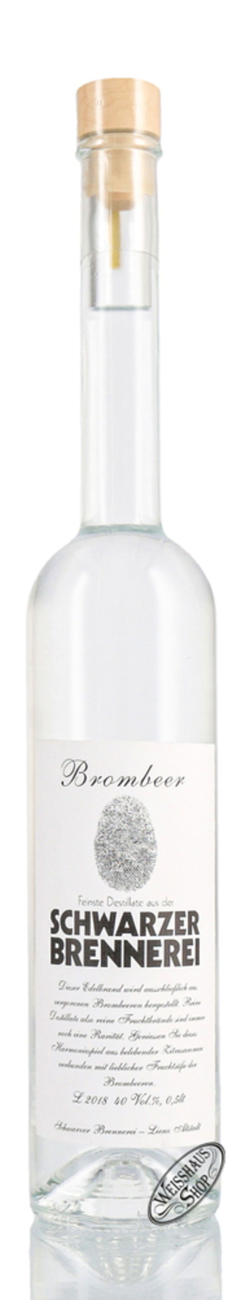 Schwarzer Brombeeredelbrand 40% vol. 0,50l