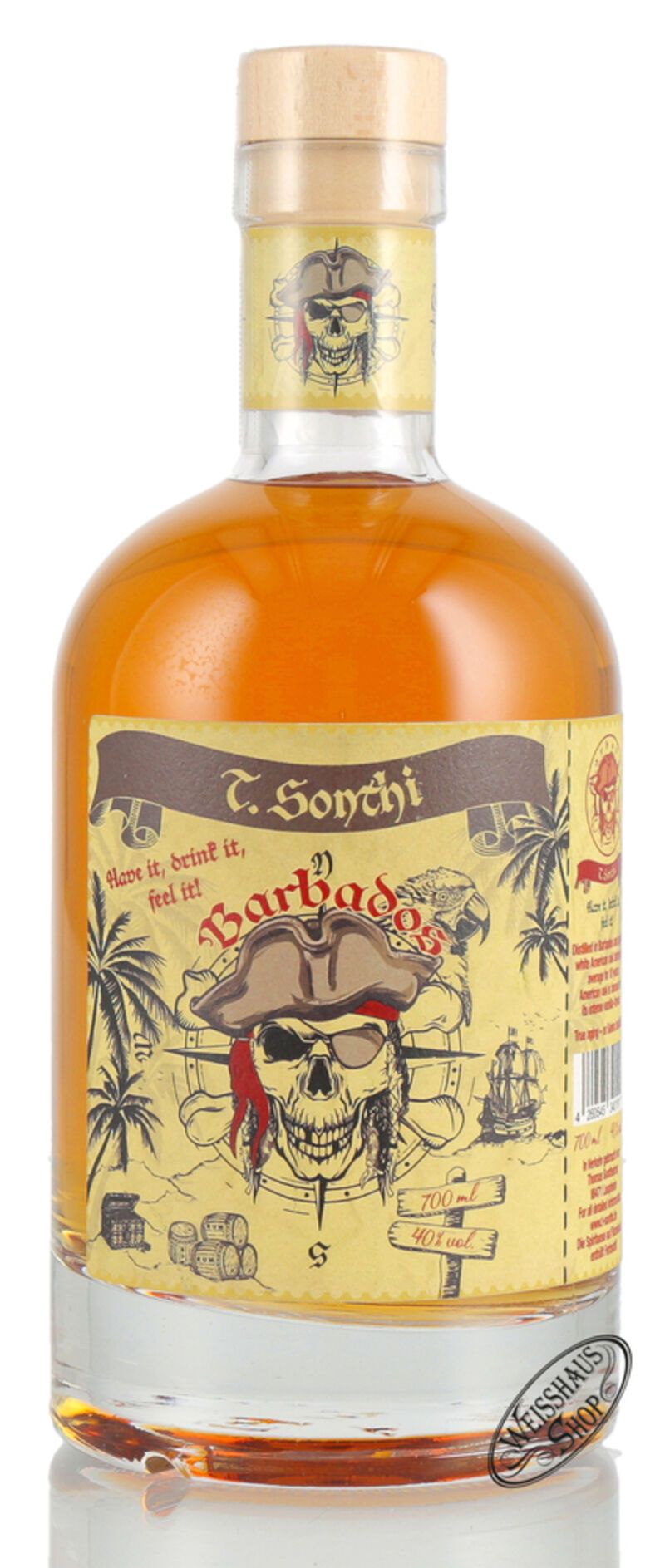 T. Sonthi Barbados 40% vol. 0,70l