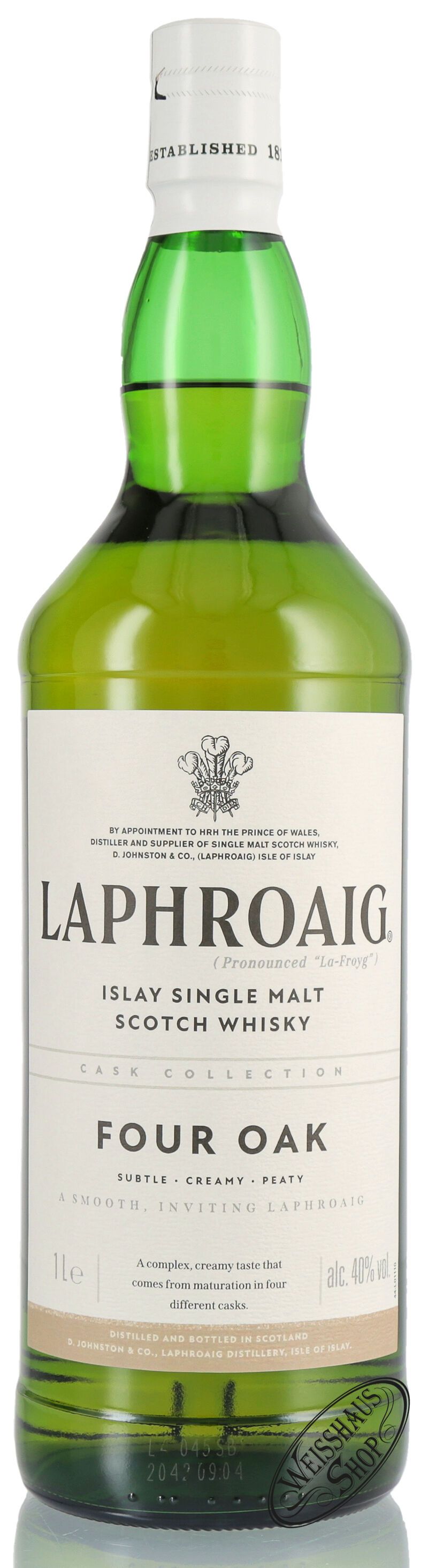 Laphroaig Four Oak Whisky 40% vol. 1,0l