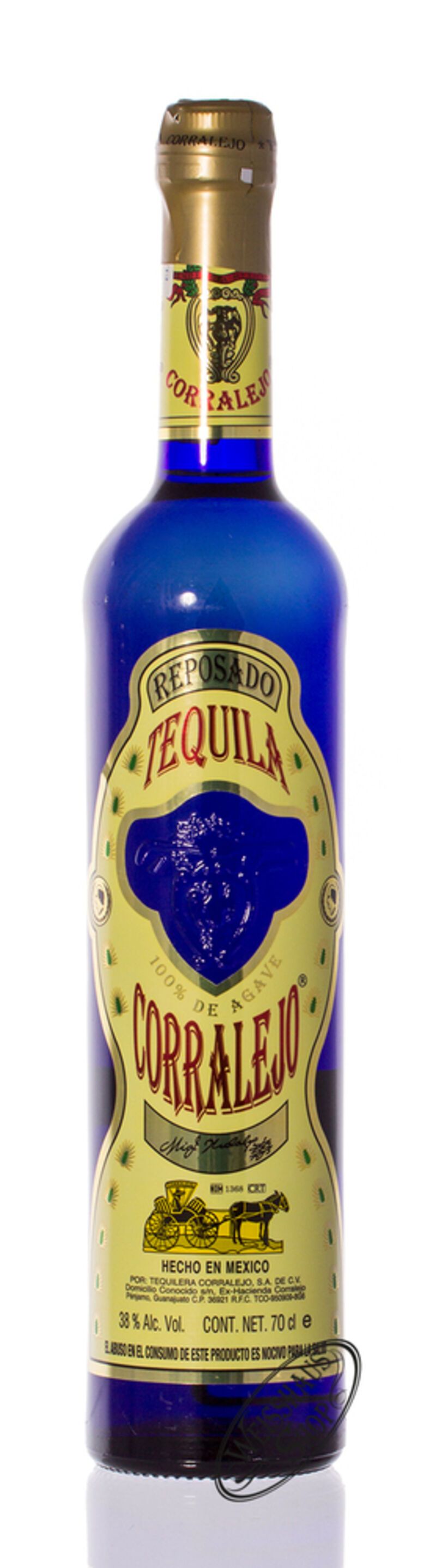 Corralejo Tequila Reposado 38 vol. 0,70l Weisshaus Shop