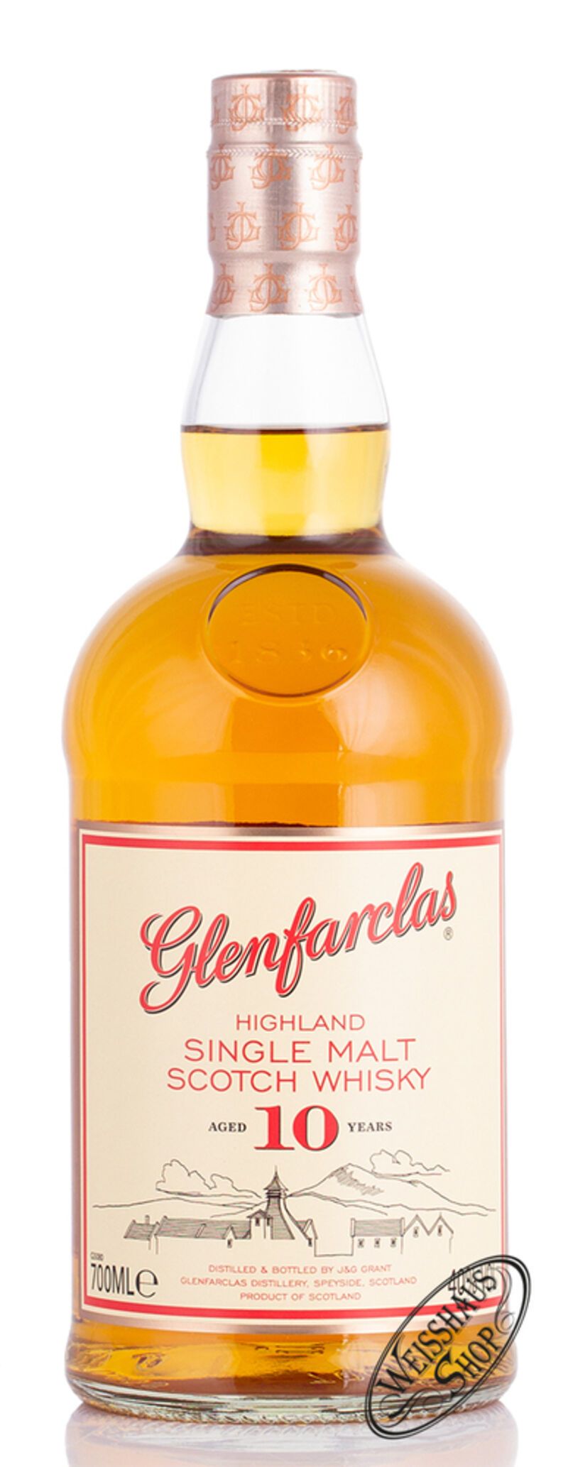 Glenfarclas 10 YO Whisky 40% vol. 0,70l