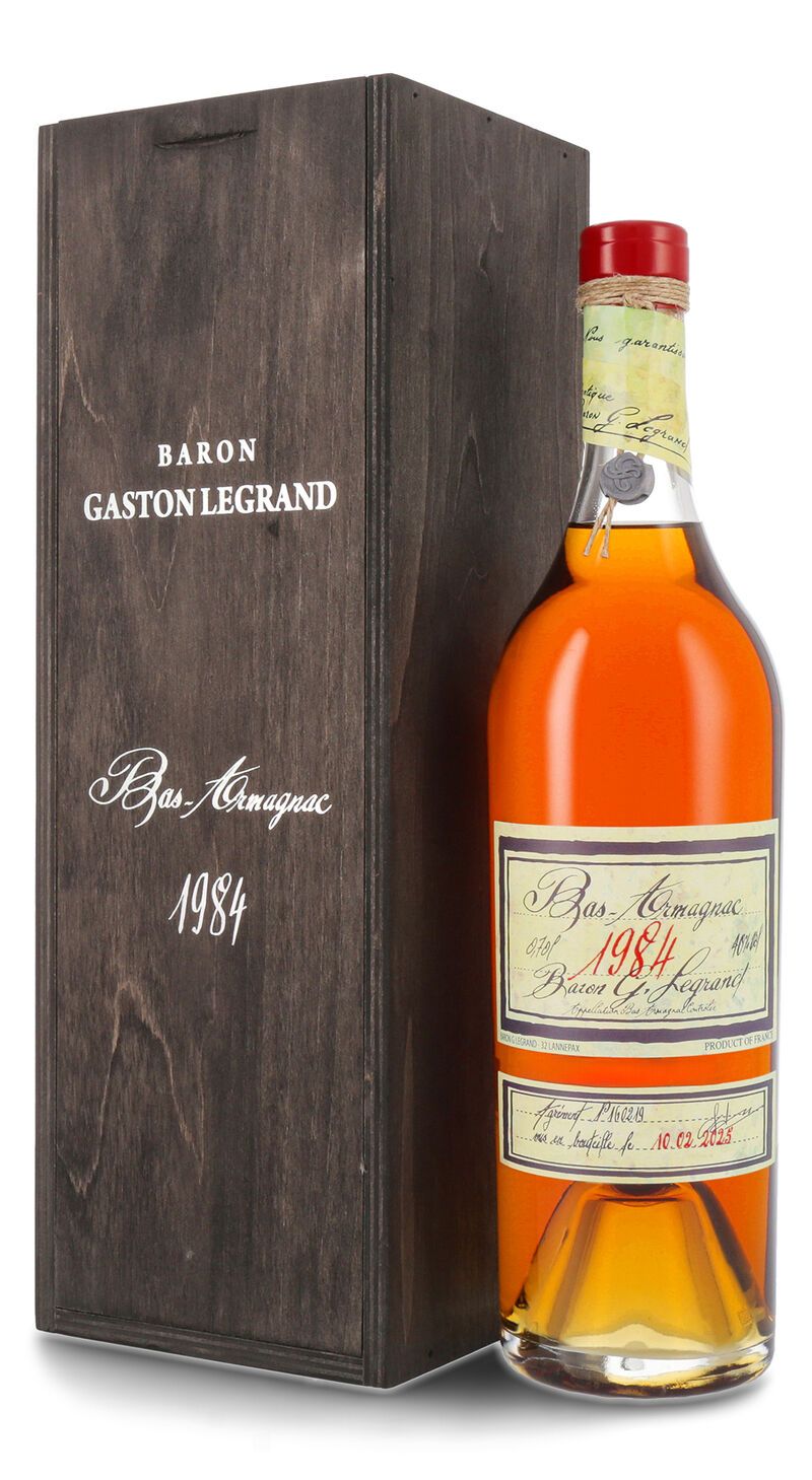 Lhéraud Baron Gaston Legrand 1984 Vieil Armagnac 40% vol. 0,70l Lhéraud Baron Gaston Legrand 1984 Vieil Armagnac 40% vol. 0,70l