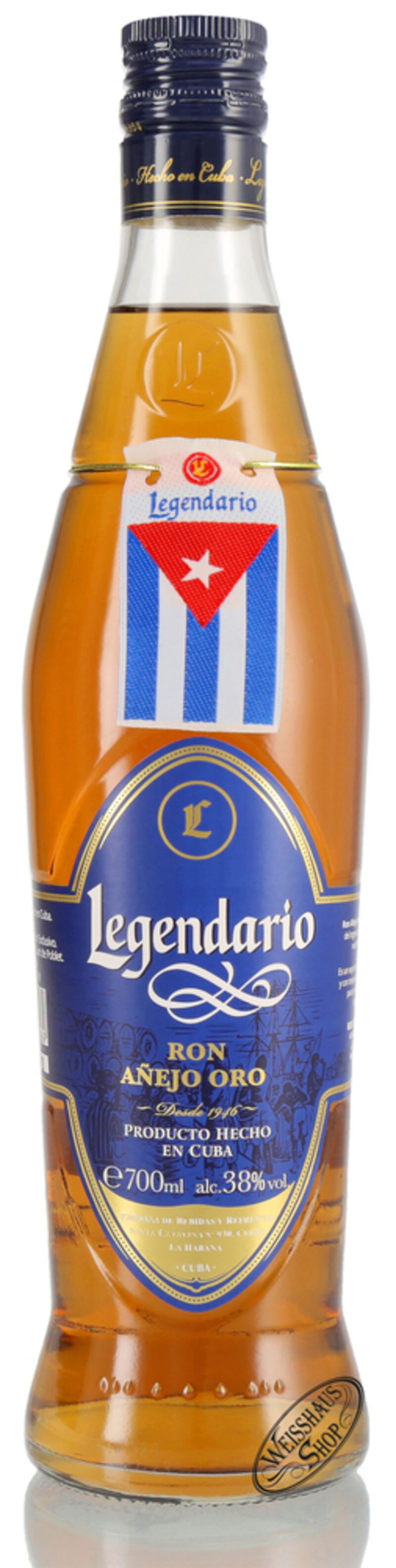 Legendario Ron Anejo Oro 38% vol. 0,70l