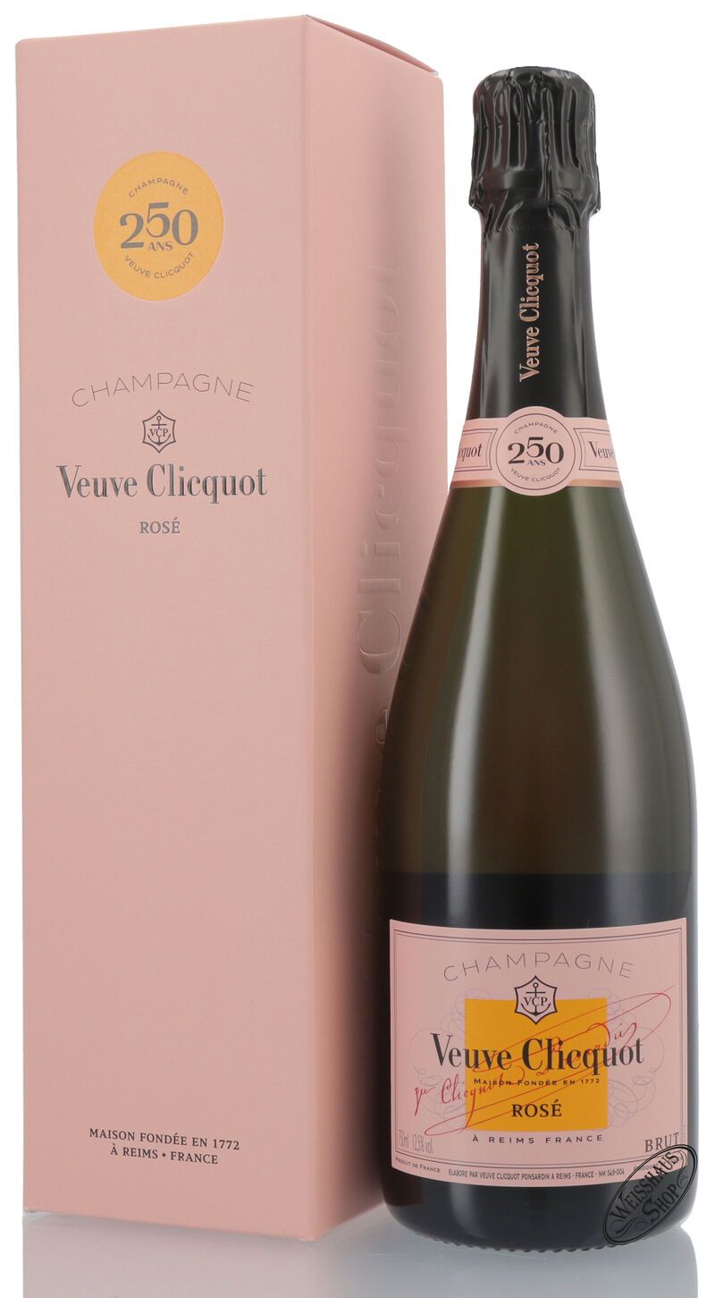 Veuve Clicquot Rosé Champagner 12,5% vol. 0,75l Geschenkkarton Veuve Clicquot Rosé Champagner 12,5% vol. 0,75l Geschenkkarton