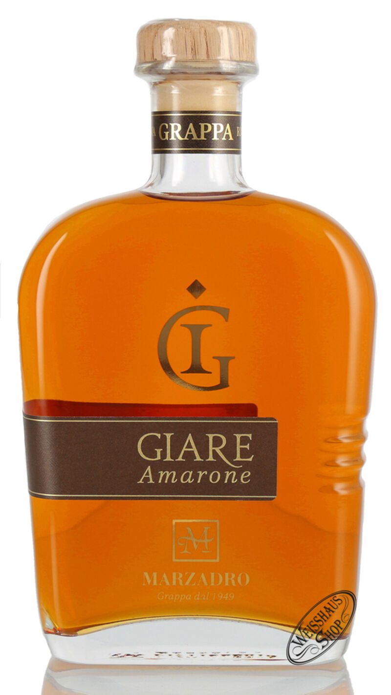 Marzadro Grappa Le Giare Amarone 41% vol. 0,70l