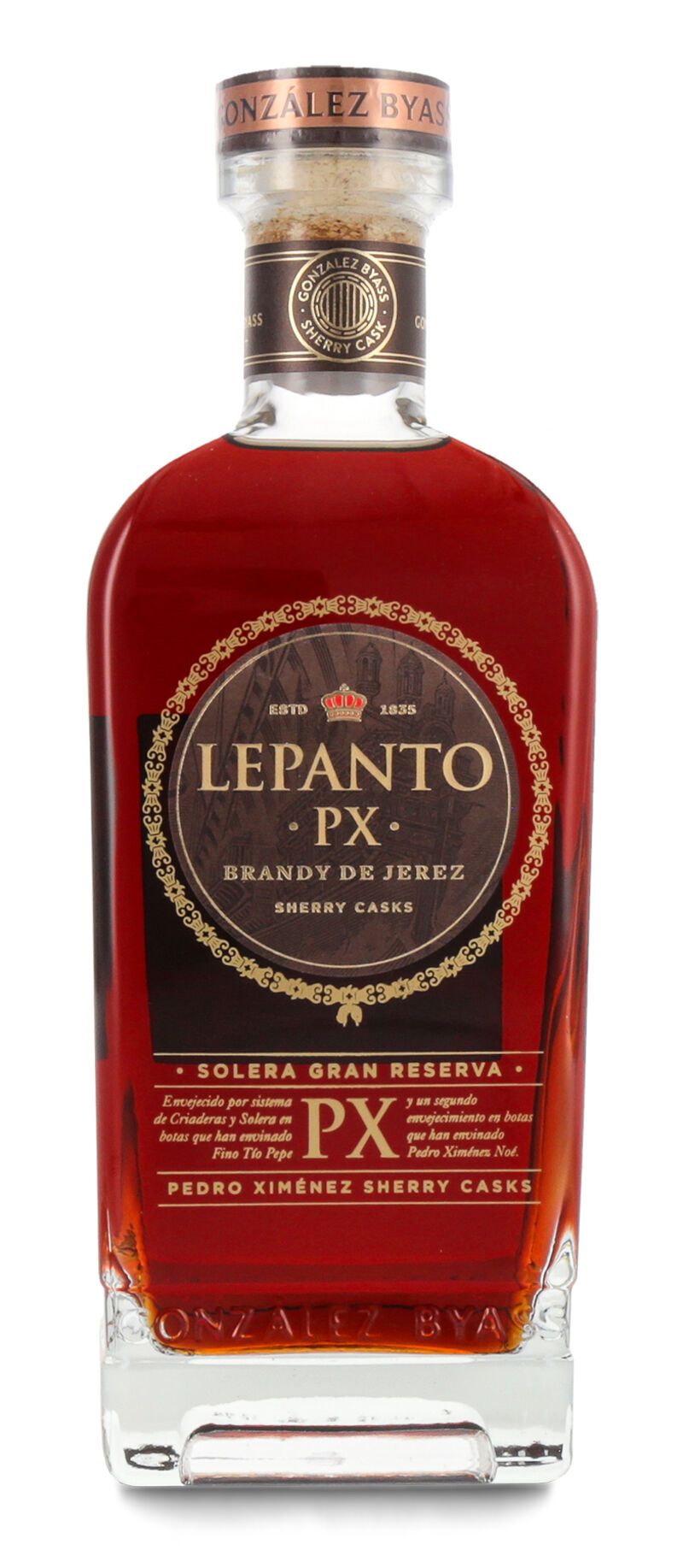 Lepanto Solera Gran Reserva Pedro Ximénez Brandy 36% vol. 0,70l
