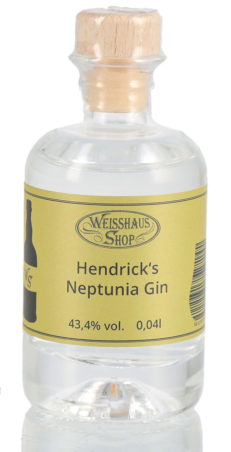 Hendrick's Neptunia Gin 43,4% vol. 0,04l Weisshaus Sample