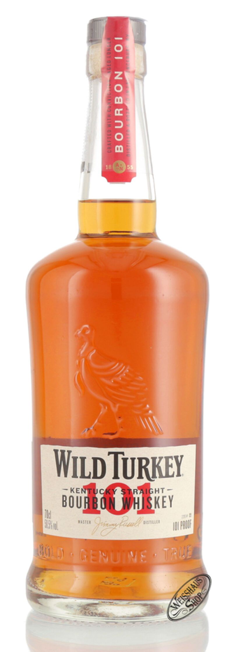 Wild Turkey 101 Proof Bourbon Whiskey 50,5% vol. 0,70l Wild Turkey 101 Proof Bourbon Whiskey 50,5% vol. 0,70l