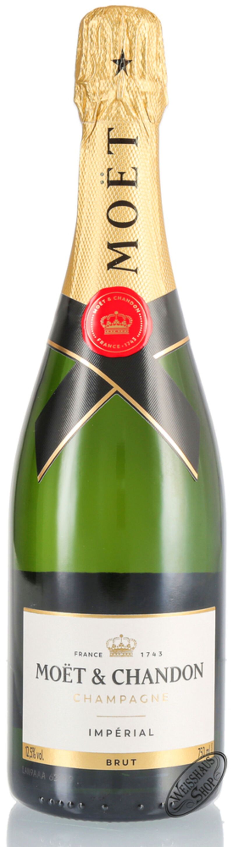 Moet & Chandon Brut Impérial Champagner 12,5% vol. 0,75l Moet & Chandon Brut Impérial Champagner 12,5% vol. 0,75l