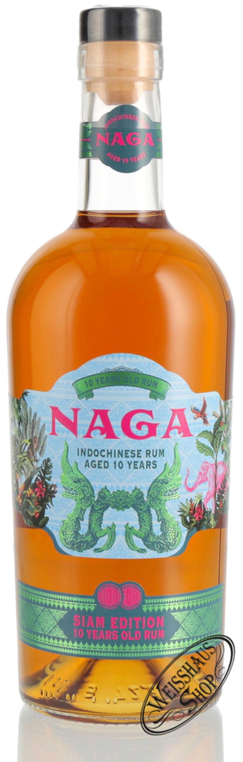Naga 10 YO Siam Limited Edition Indochinese Rum 40% vol. 0,70l Naga 10 YO Siam Limited Edition Indochinese Rum 40% vol. 0,70l