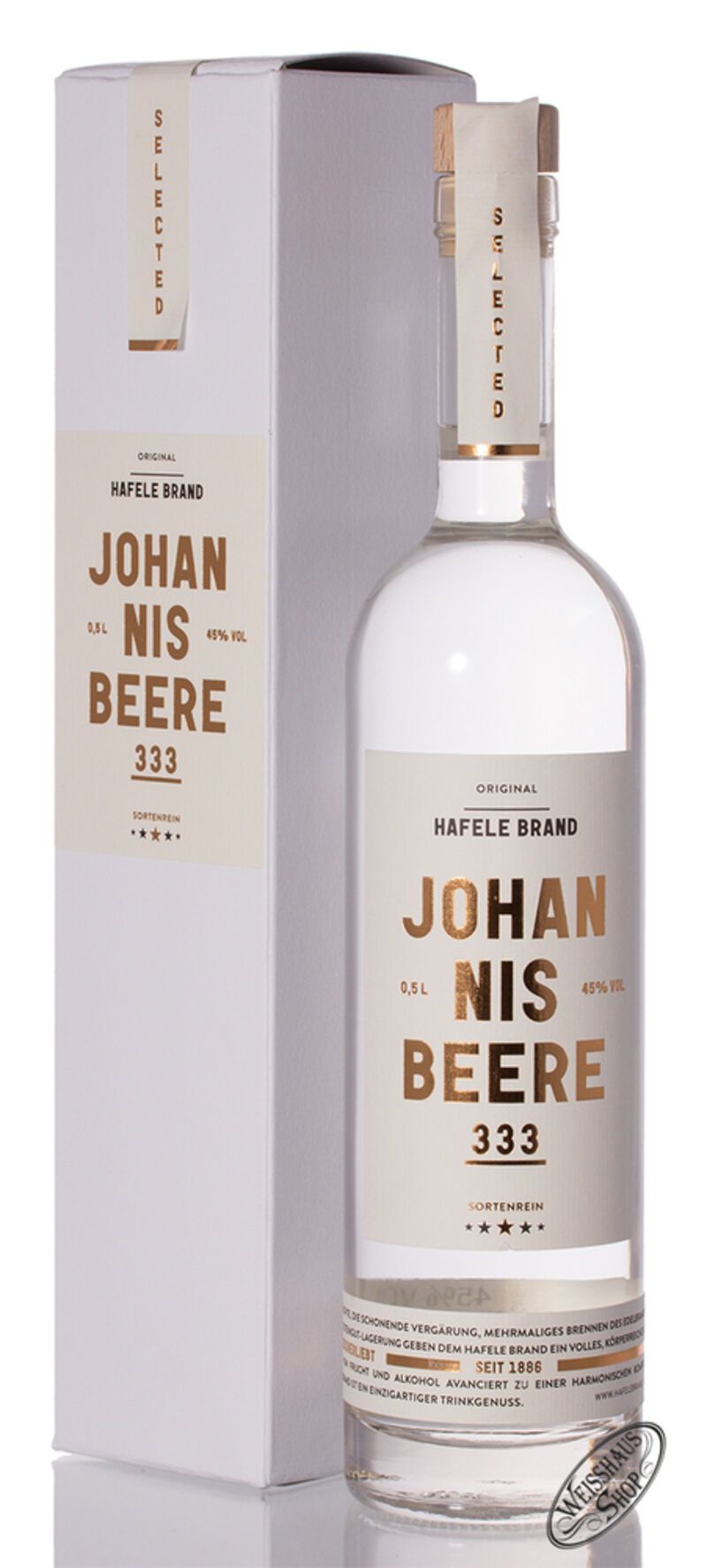 Prinz Hafele 333 Johannisbeer Brand 45% vol. 0,50l Prinz Hafele 333 Johannisbeer Brand 45% vol. 0,50l