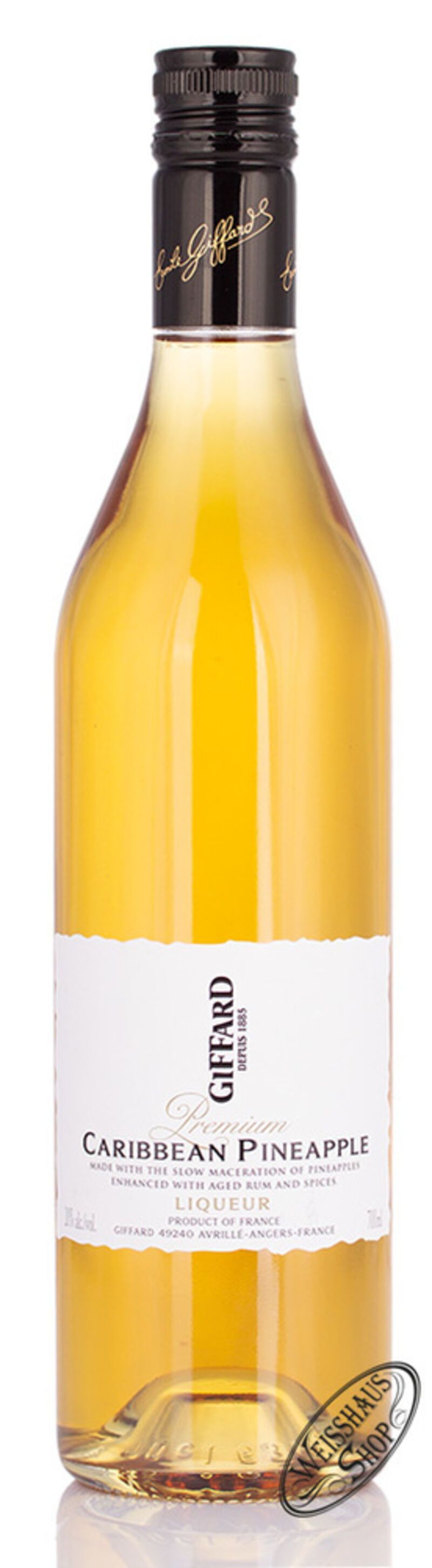 Giffard Caribbean Pineapple Likör 20 vol. 0,70l Weisshaus Shop
