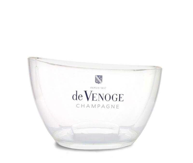 De Venoge Champagner Kühler groß Plexiglas