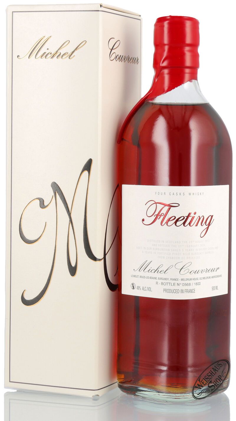 Michel Couvreur Fleeting R 12 YO Whisky 49% vol. 0,50l Michel Couvreur Fleeting R 12 YO Whisky 49% vol. 0,50l