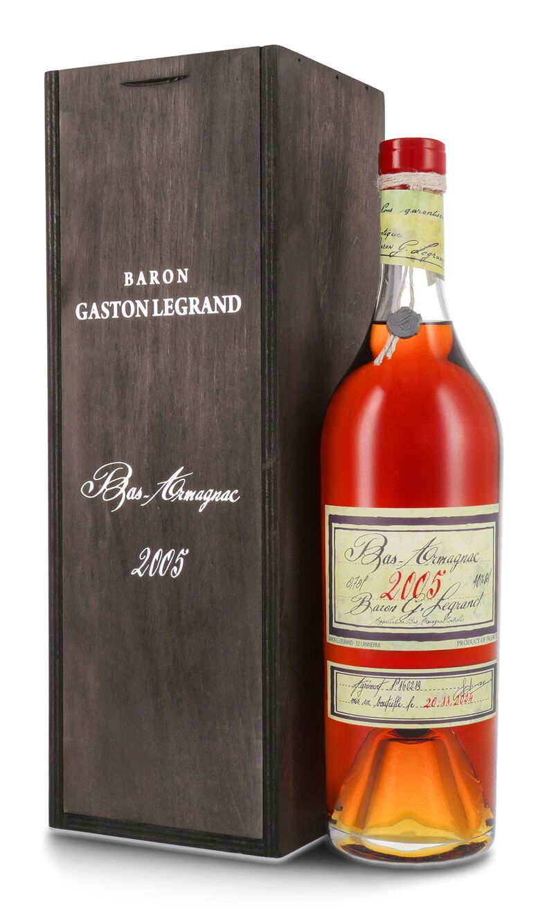 Lhéraud Baron Gaston Legrand 2005 Vieil Armagnac 40% vol. 0,70l Lhéraud Baron Gaston Legrand 2005 Vieil Armagnac 40% vol. 0,70l