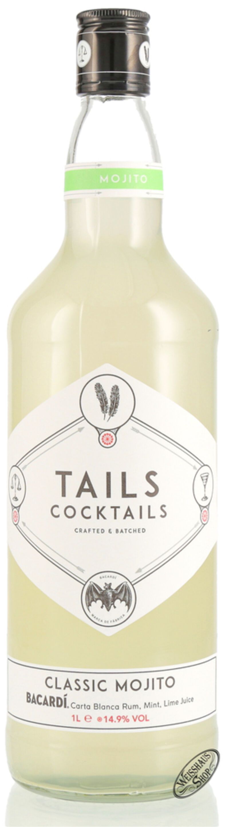 Tails Classic Mojito 14,9% vol. 1,0l Tails Classic Mojito 14,9% vol. 1,0l