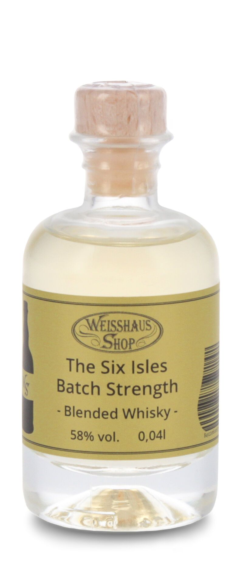 The Six Isles Batch Strength Blended Whisky 58% vol. 0,04l Weisshaus Sample