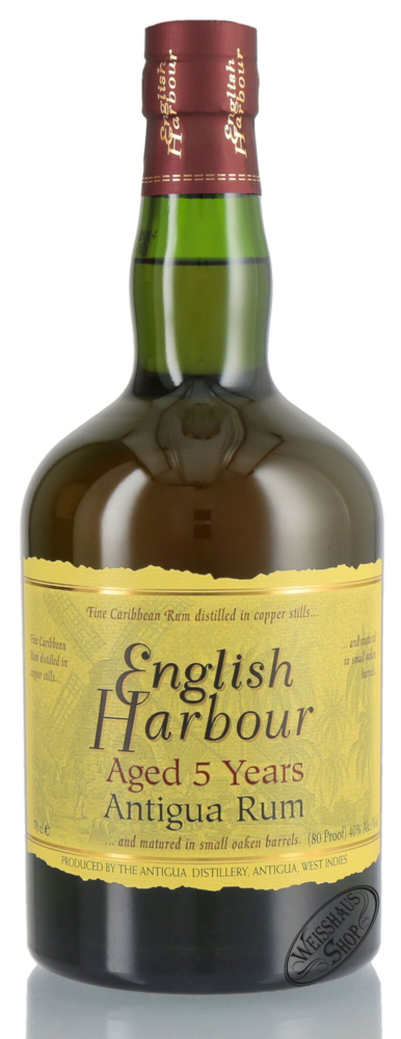 English Harbour 5 YO Rum 40% vol. 0,70l