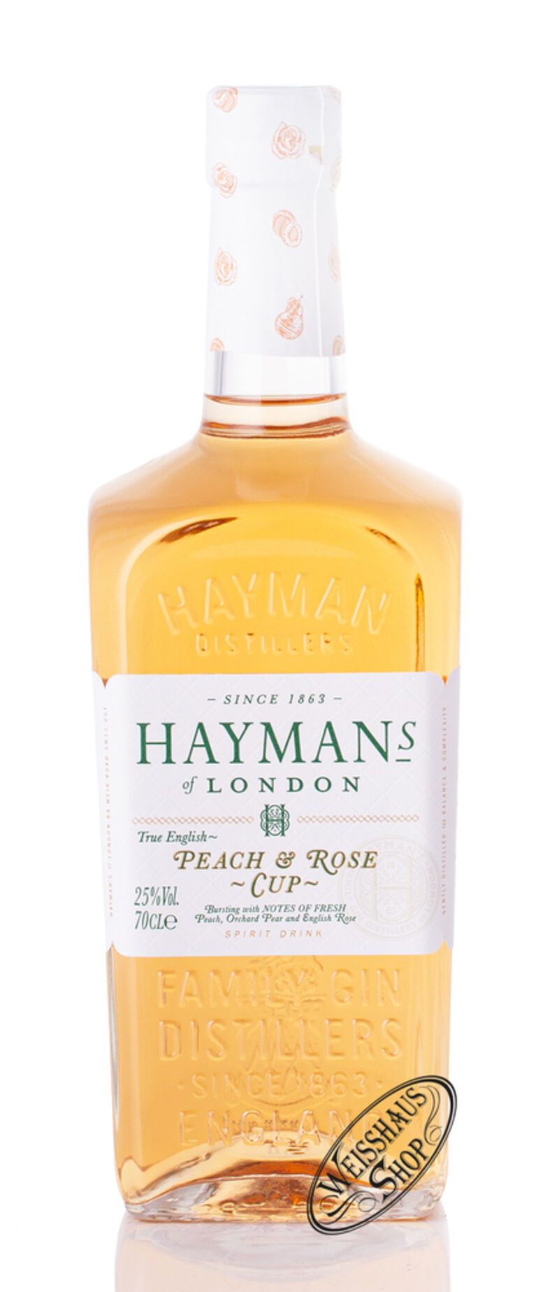 Hayman's Peach & Rose Cup Gin 25% vol. 0,70l