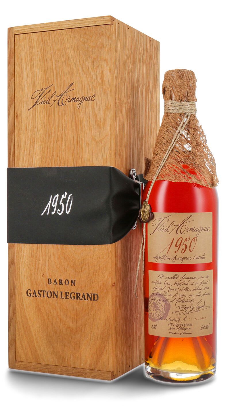 Lhéraud Baron Gaston Legrand 1950 Vieil Armagnac 40% vol. 0,70l Lhéraud Baron Gaston Legrand 1950 Vieil Armagnac 40% vol. 0,70l