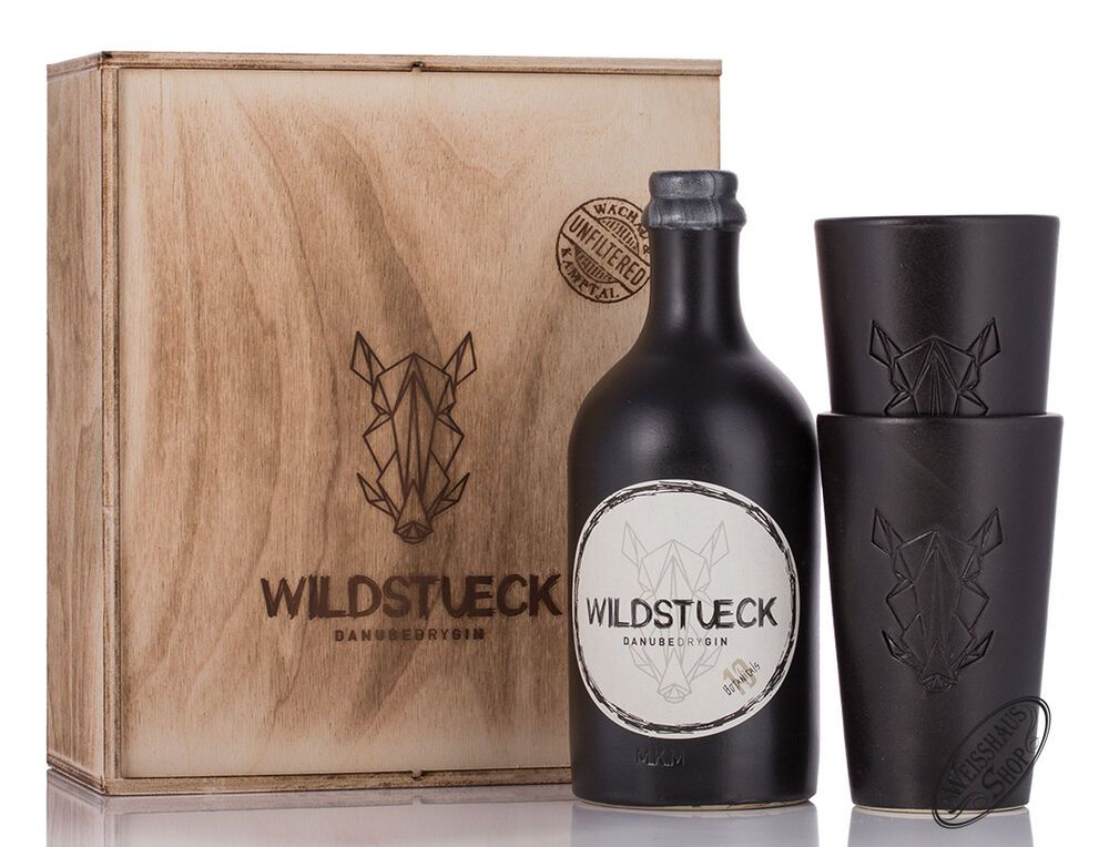Wildstück Dry Gin Geschenk-Set 42% vol. 0,50l Wildstück Dry Gin Geschenk-Set 42% vol. 0,50l