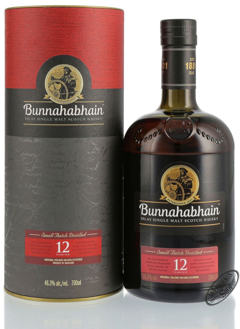 Bunnahabhain 12 YO Islay Single Malt Whisky 46,3% vol. 0,70l Bunnahabhain 12 YO Islay Single Malt Whisky 46,3% vol. 0,70l
