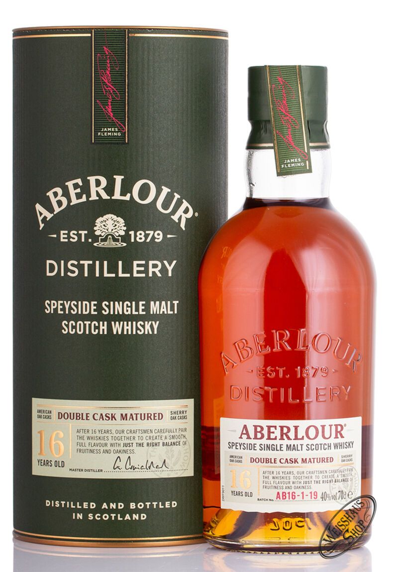 Aberlour 16 YO Single Malt Whisky 40% vol. 0,70l