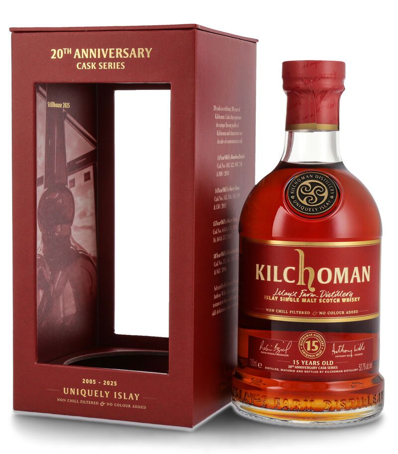 Kilchoman 15 YO Single Sherry Cask Islay Whisky 52,7% vol. 0,70l Kilchoman 15 YO Single Sherry Cask Islay Whisky 52,7% vol. 0,70l