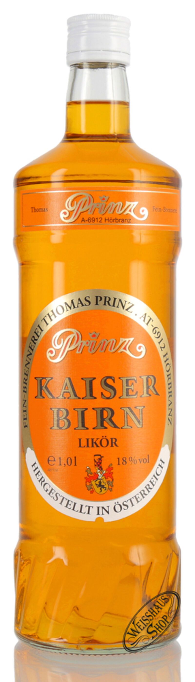 Prinz Kaiserbirnlikör 18% vol. 1,0l