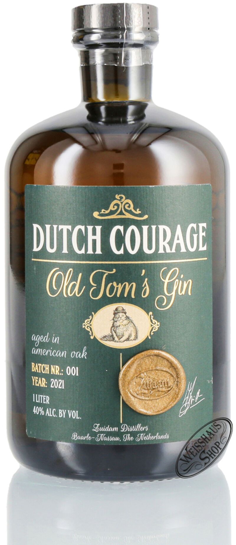 Zuidam Dutch Courage Old Tom Gin 40% vol. 1,0l