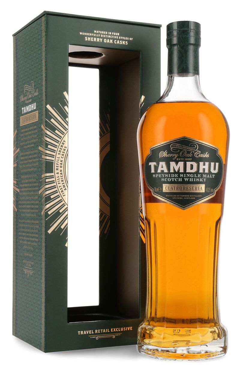 Tamdhu Cuatro Reserva Sherry Casks Whisky 41,2% vol. 0,70l